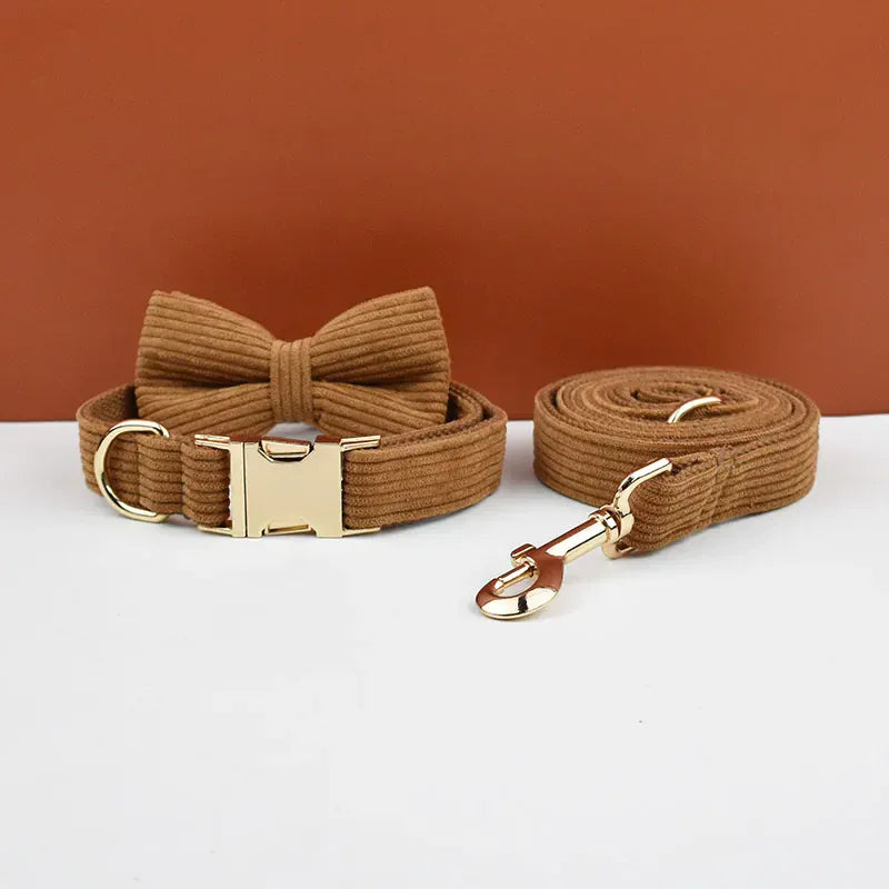 Personalized Caramel Corduroy Classic Set