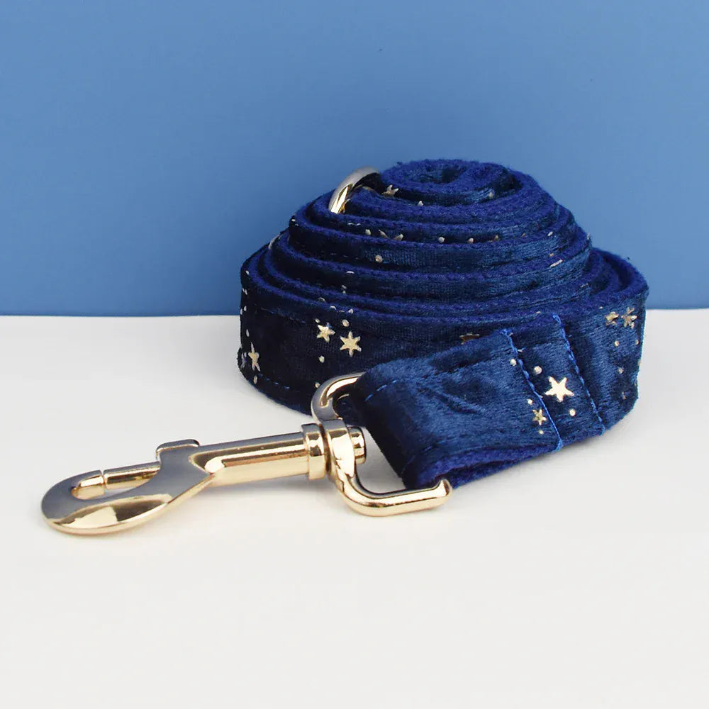 Personalized Dark Blue Velvet Classic Set