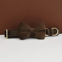 Personalized Dark Brown Velvet Classic Set