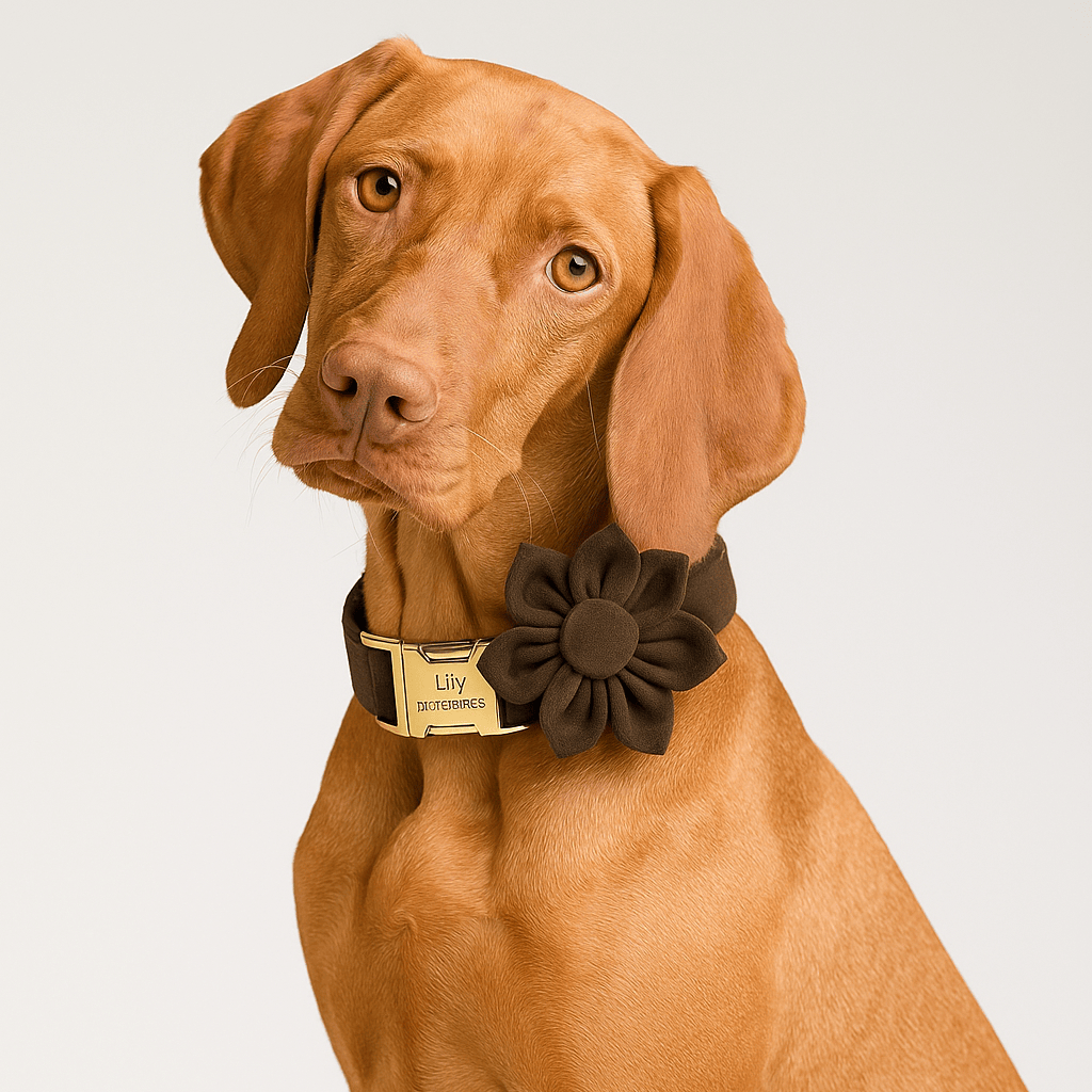 Personalized Dark Brown Velvet Classic Set