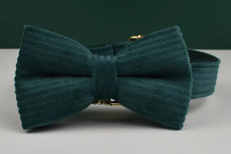 Personalized Dark Green Corduroy Classic Set