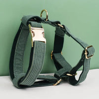 Personalized Dark Green Corduroy Classic Set