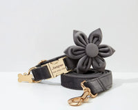 Personalized Dark Grey Velvet Classic Set