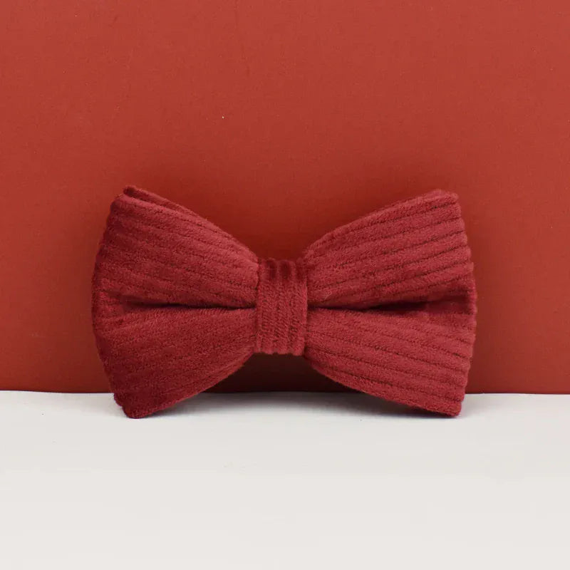 Personalized Dark Red Corduroy Classic Set