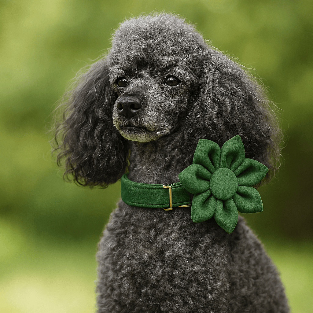 Personalized Forest Green Velvet Classic Set