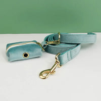 Personalized Green Velvet Classic Set