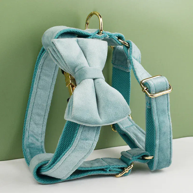 Personalized Green Velvet Classic Set