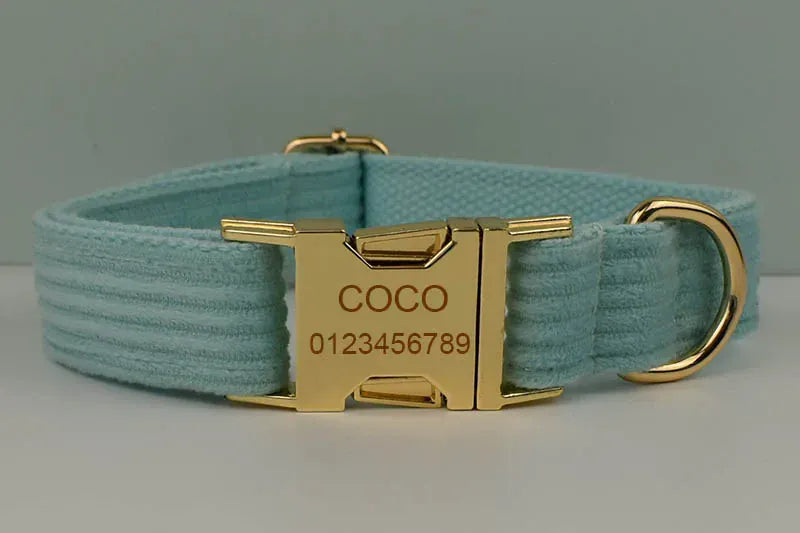 Personalized Lake Green Corduroy Classic Set