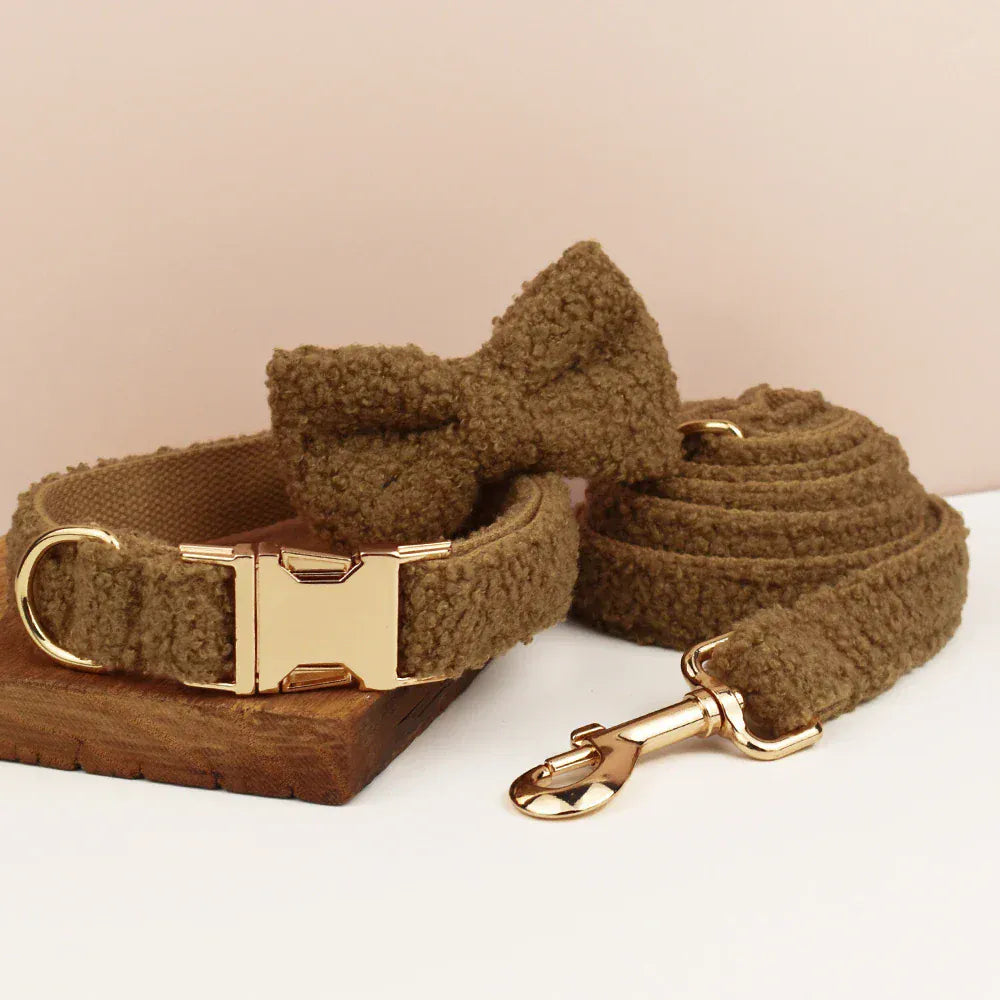 Personalized Lambskin Teddy Classic Set