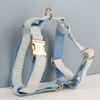 Personalized Light Blue Velvet Classic Set