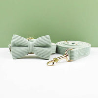 Personalized Light Green Corduroy Classic Set