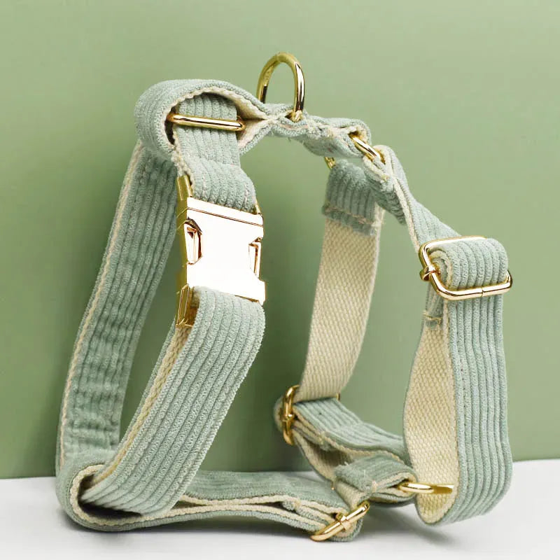 Personalized Light Green Corduroy Classic Set