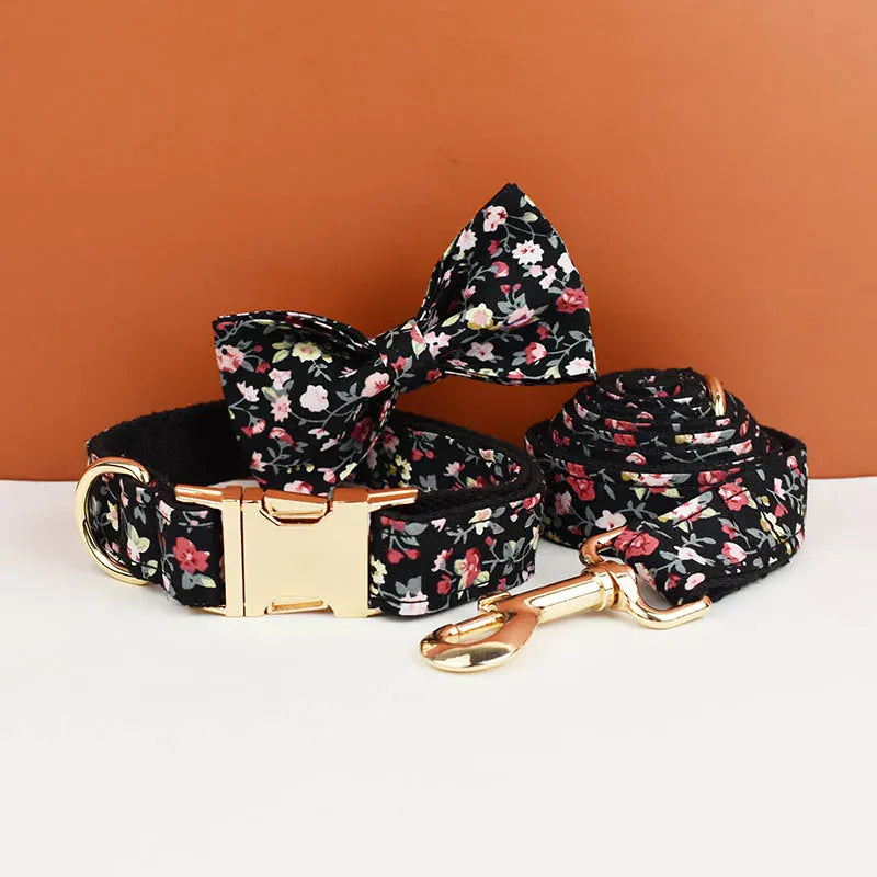 Personalized Midnight Blossom Floral Classic Set
