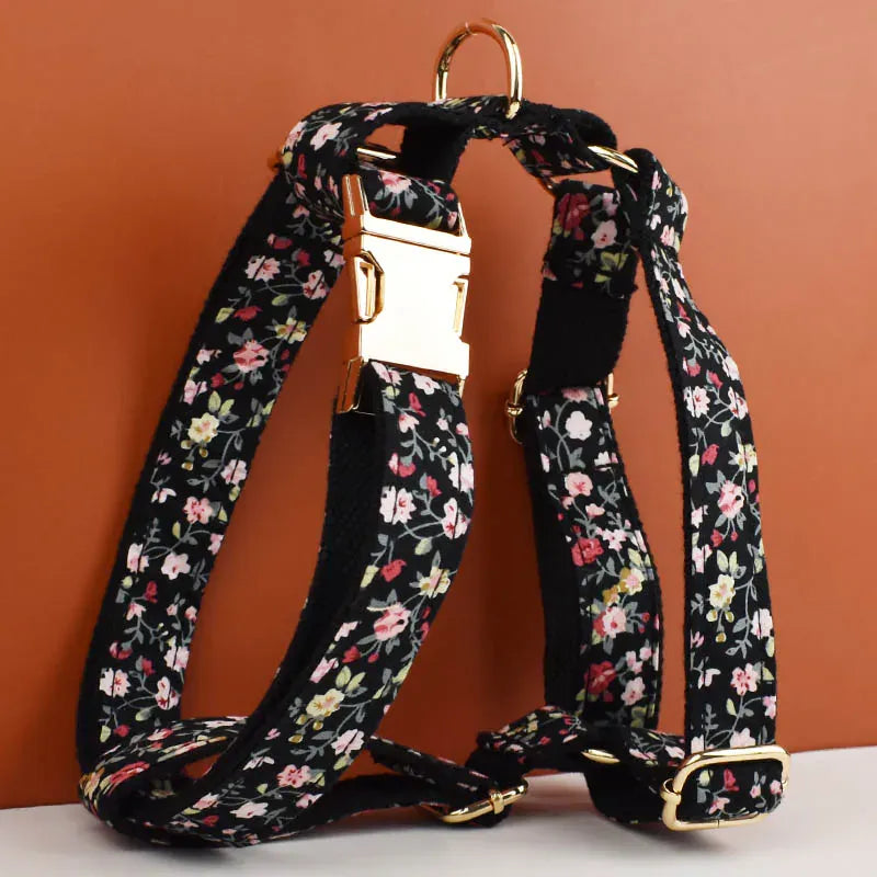 Personalized Midnight Blossom Floral Classic Set