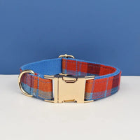 Personalized Midnight Copper Plaid Classic Set