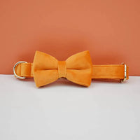 Personalized Orange Velvet Classic Set
