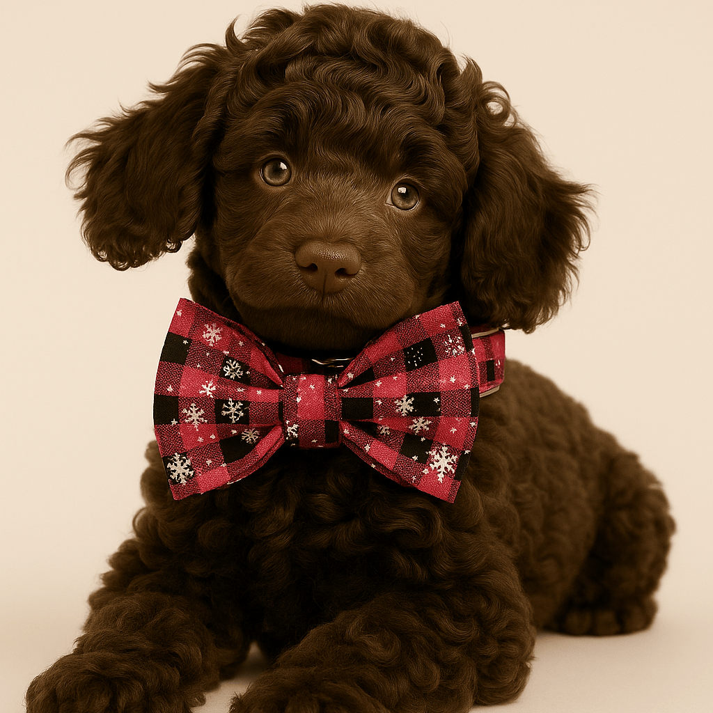 Personalized Christmas Red Star Plaid Classic Set