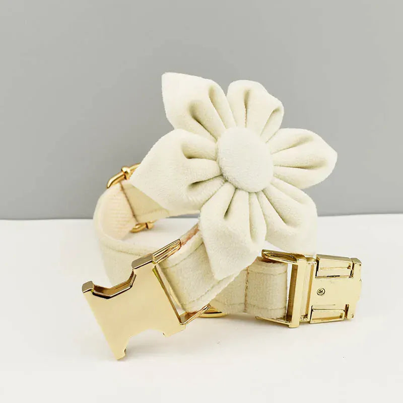 Personalized Milky White Velvet Classic Set
