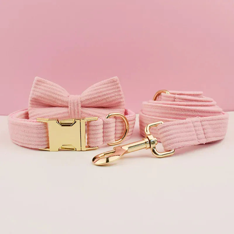 Personalized Pink Corduroy Classic Set