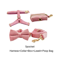 Personalized Pink Velvet Classic Set