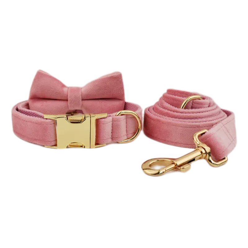 Personalized Pink Velvet Classic Set