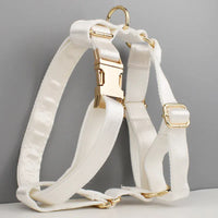 Personalized Wedding Pure White Satin Classic Set