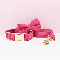 Personalized Red Corduroy Classic Set