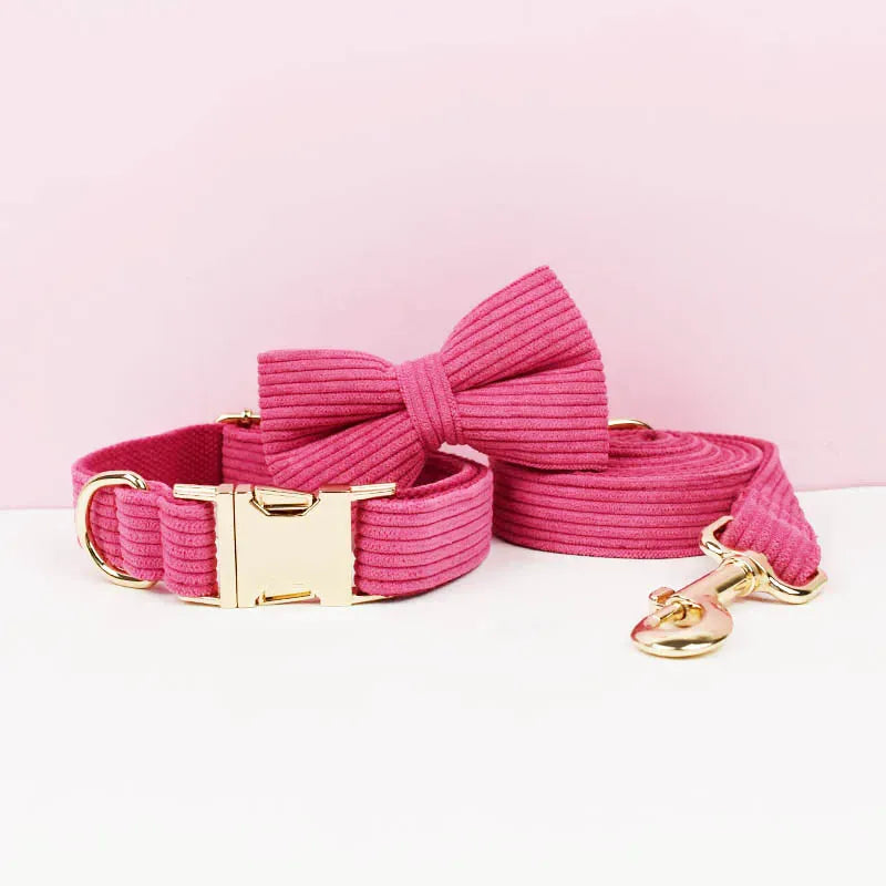 Personalized Red Corduroy Classic Set