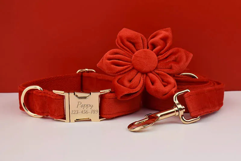 Personalized Red Velvet Classic Set