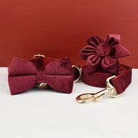 Personalized Red Wine Velvet Classic Set