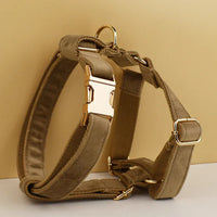Personalized Shallow Khaki Velvet Classic Set