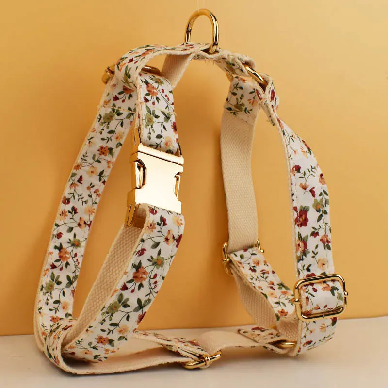 Personalized Soft Ivory Blossom Floral Classic Set