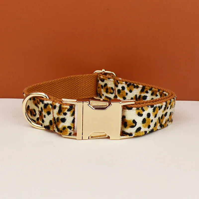 Personalized Velvet Leopard Classic Set