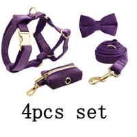 Personalized Velvet Purple Classic Set