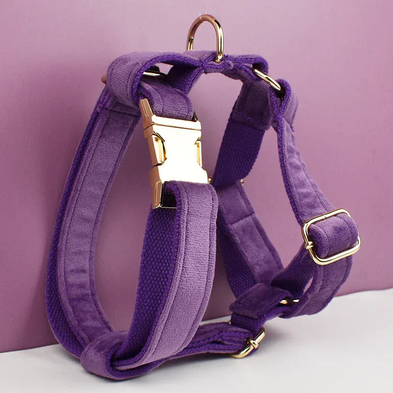 Personalized Velvet Purple Classic Set