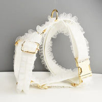 Personalized Wedding White Lace Classic Set