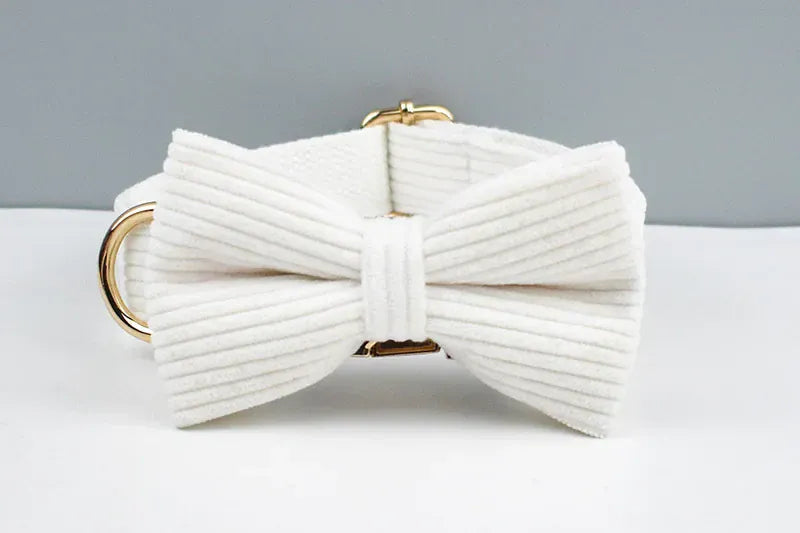 Personalized White Corduroy Classic Set