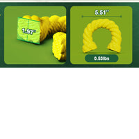 Natural Rubber Horseshoe-Shaped Chew Toys,Dog Toys For Aggressive Chewers, Dog Toys For Medium Large Dogs, Toys For Tran