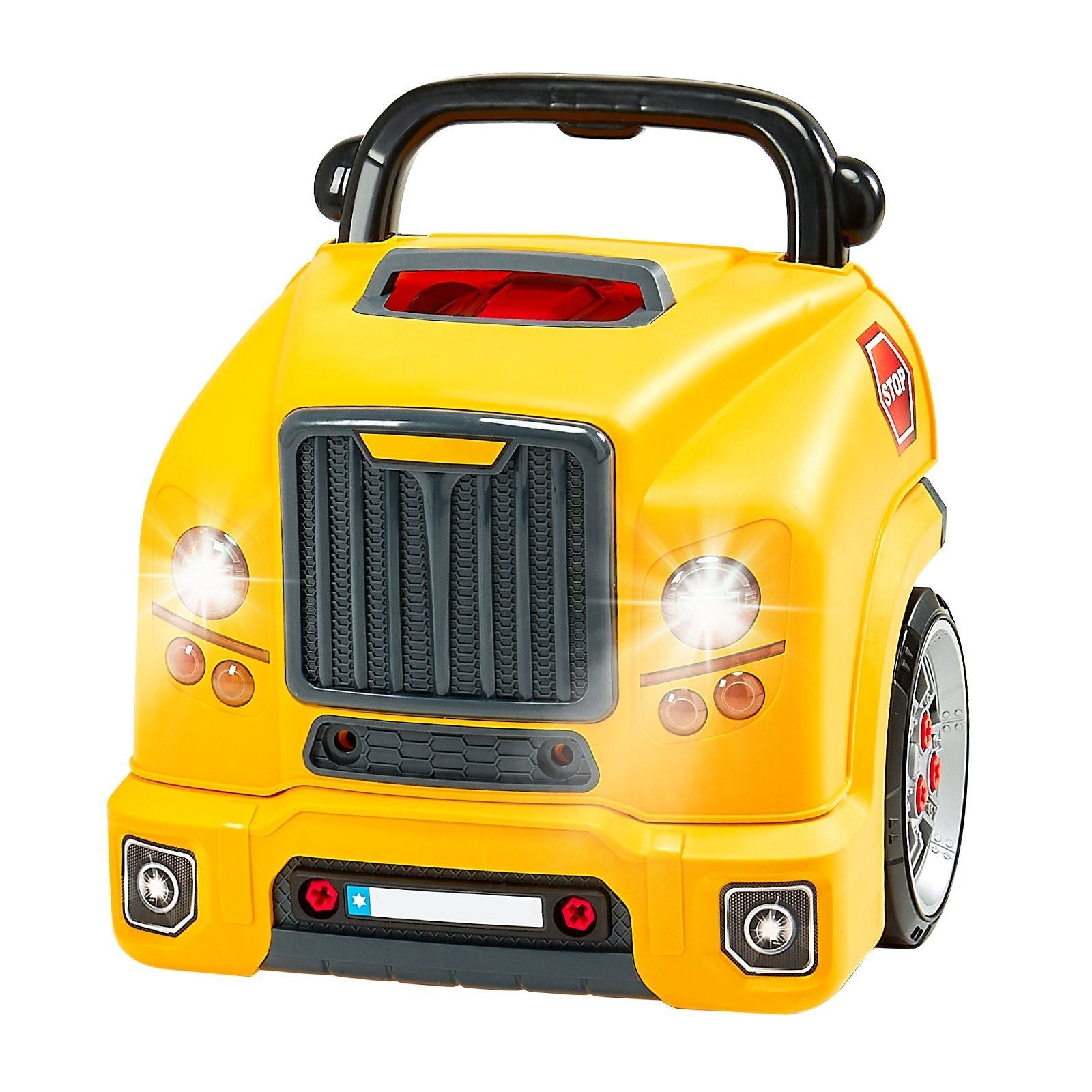 Engine Toy Kids Mechanic Car Repair Set with Removable Parts Yellow - BIG FRENCHIES