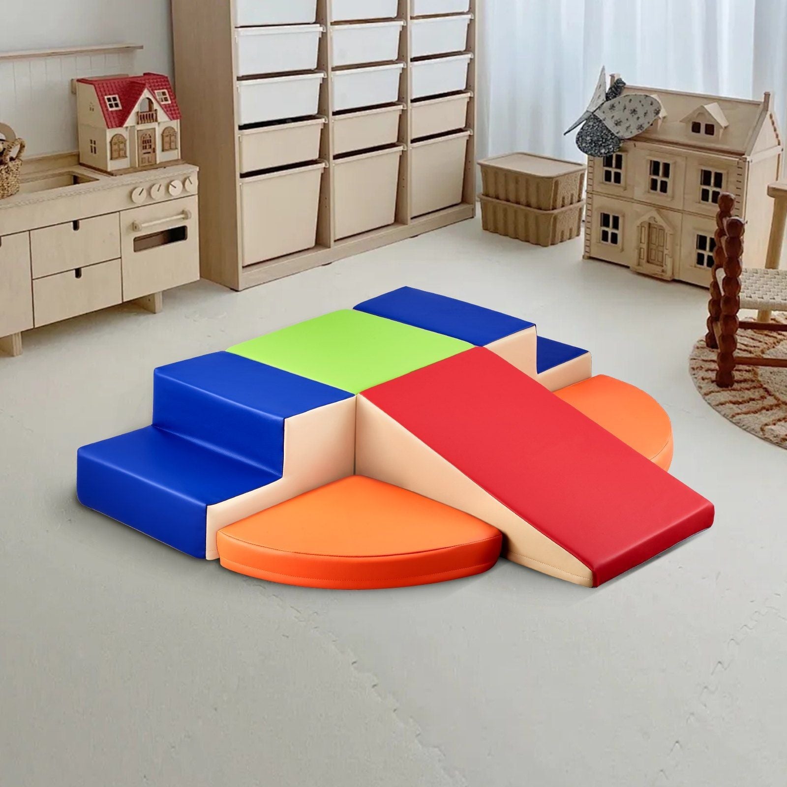 Climbing Toys 6 Piece Foam Climbing Blocks Set for Toddlers and Preschoolers - BIG FRENCHIES