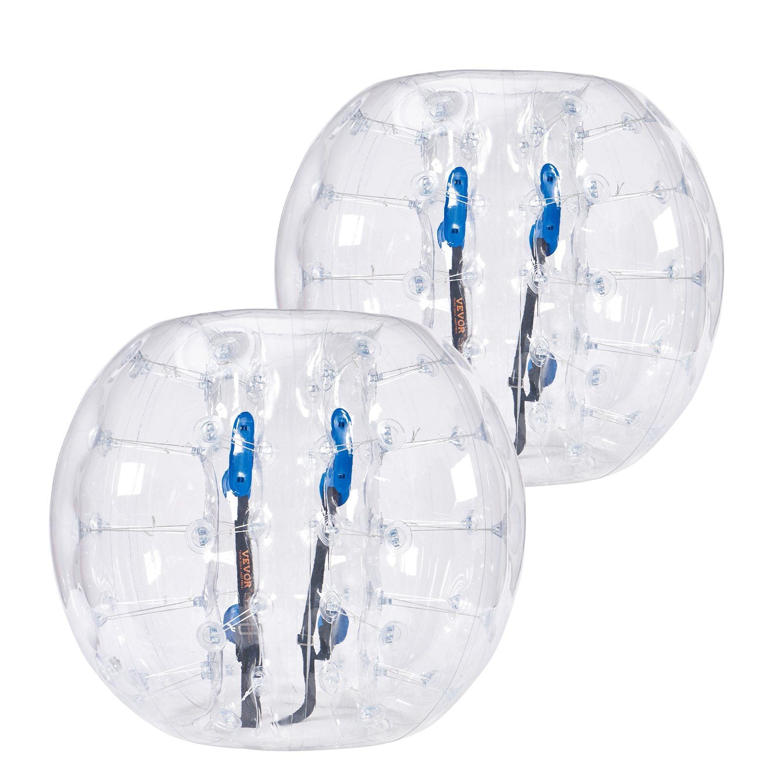 Inflatable Bumper Balls 2-Pack, 4FT/1.2M Body Sumo Zorb Balls for Teen, 0.8mm Thick PVC Human Hamster Bubble Balls for Outdoor Team Gaming Play, Bumper Bopper Toys for Garden, Yard, Park - BIG FRENCHIES