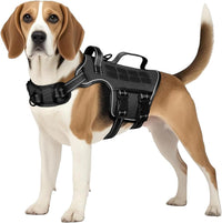 No Pull Tactical Dog Harness Heavy Duty Molle Vest for Medium to XLarge Dogs