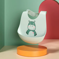 Baby Waterproof And Stain-resistant Food-grade Silicone Bib