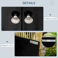 Large Elevated Dog Bowls with Storage Cabinet Containing Large 44L Capacity, Raised Dog Bowl Stand Pet Food Bowl Pet Fee
