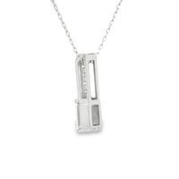 .06ct Zircon Diamond Fashion Pendants 10KT White Gold