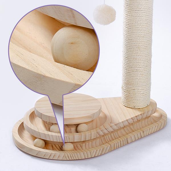 Indoor Cat Soft Scratching Board And Interactive Ball Track Toy Cat Rest And Grooming Supplies