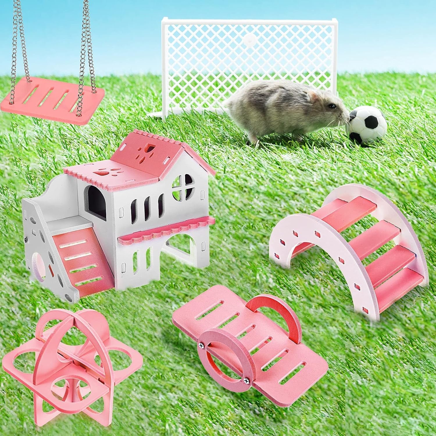 5 Pieces Hamster Toys - BIG FRENCHIES