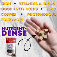 HOLI Freeze Dried Beef Liver Dog Treats, All Natural