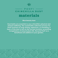Oxbow POOF! Chinchilla Dust Bath Natural Blue Beauty Grooming Powder 2.5lb