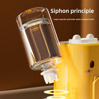 2 In 1 Automatic Pet Feeder And Water Dispenser, Large Capacity 2300ML Feeder & 1000ML Water Bowl, Gravity Refill Anti S